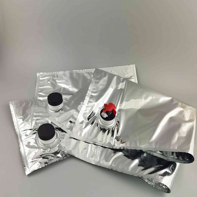 Custom Metallized Bag-in-Box 3 L with Butterfly Valve for Red Wine
