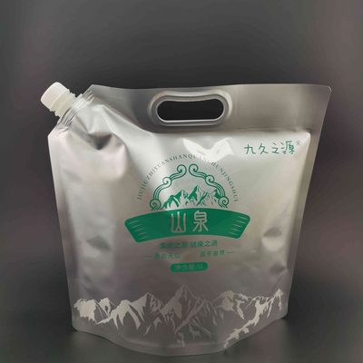 Custom Pure-Aluminium Spout Pouch 5 L, 10 L, with Handle for Beer
