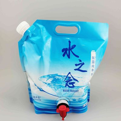 Custom Water Pouch 10 L with Spout and Valve for Mineral Water
