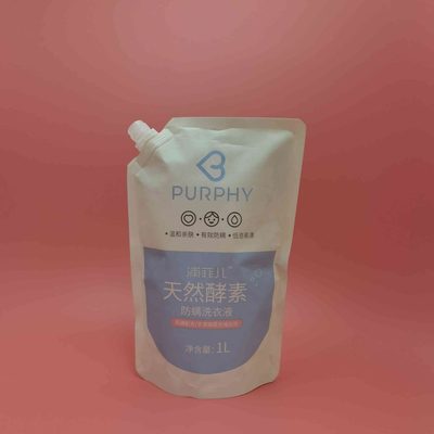 Custom Laminated Stand-up Spout Pouch 500 ml for Laundry Detergent