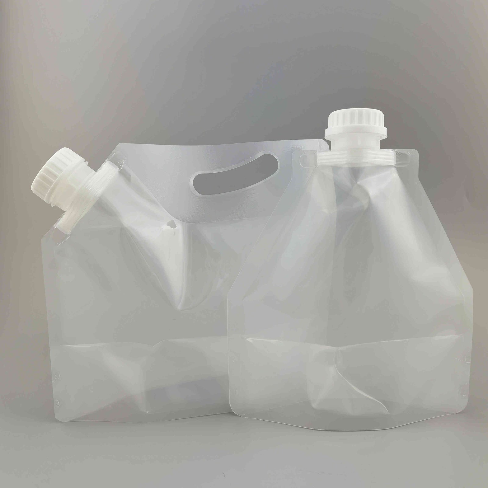 5L鲜榨啤酒包装袋加厚自立吸嘴袋手提外卖液体打包袋透明液体酒水袋