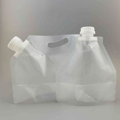 Custom Transparent Stand-up Spout Pouch 5 L, Heavy-Duty for Beer