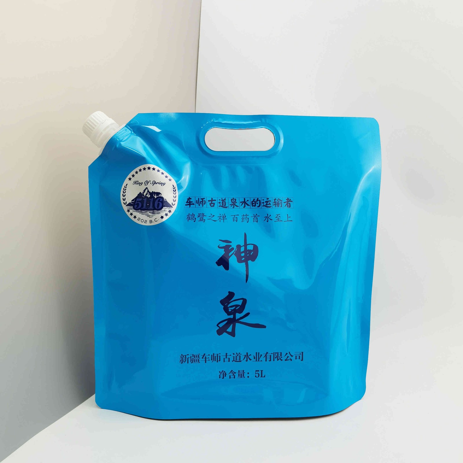 Custom Transparent Beer Pouch 10 L, 5 L with Spout, Portable for Milk