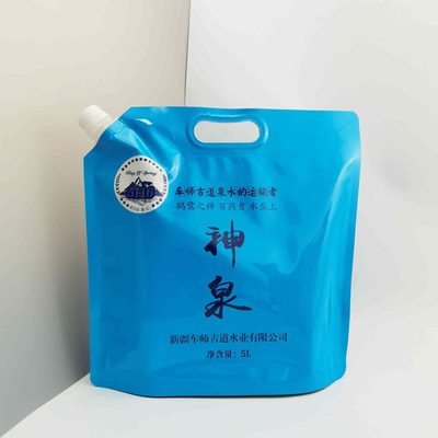 Custom Transparent Beer Pouch 10 L, 5 L with Spout, Portable for Milk