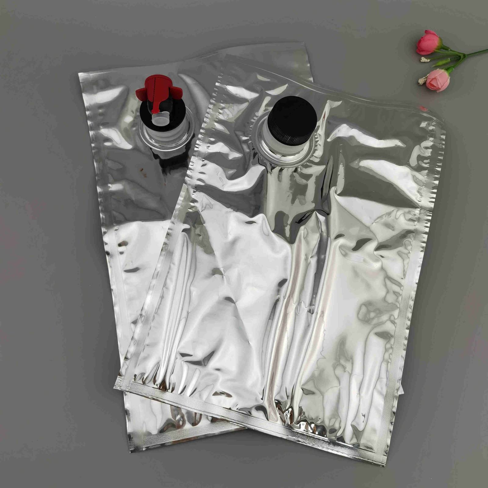 厂家直供BIB盒中袋铝箔袋 食用油袋红酒袋果汁饮料液体包装袋