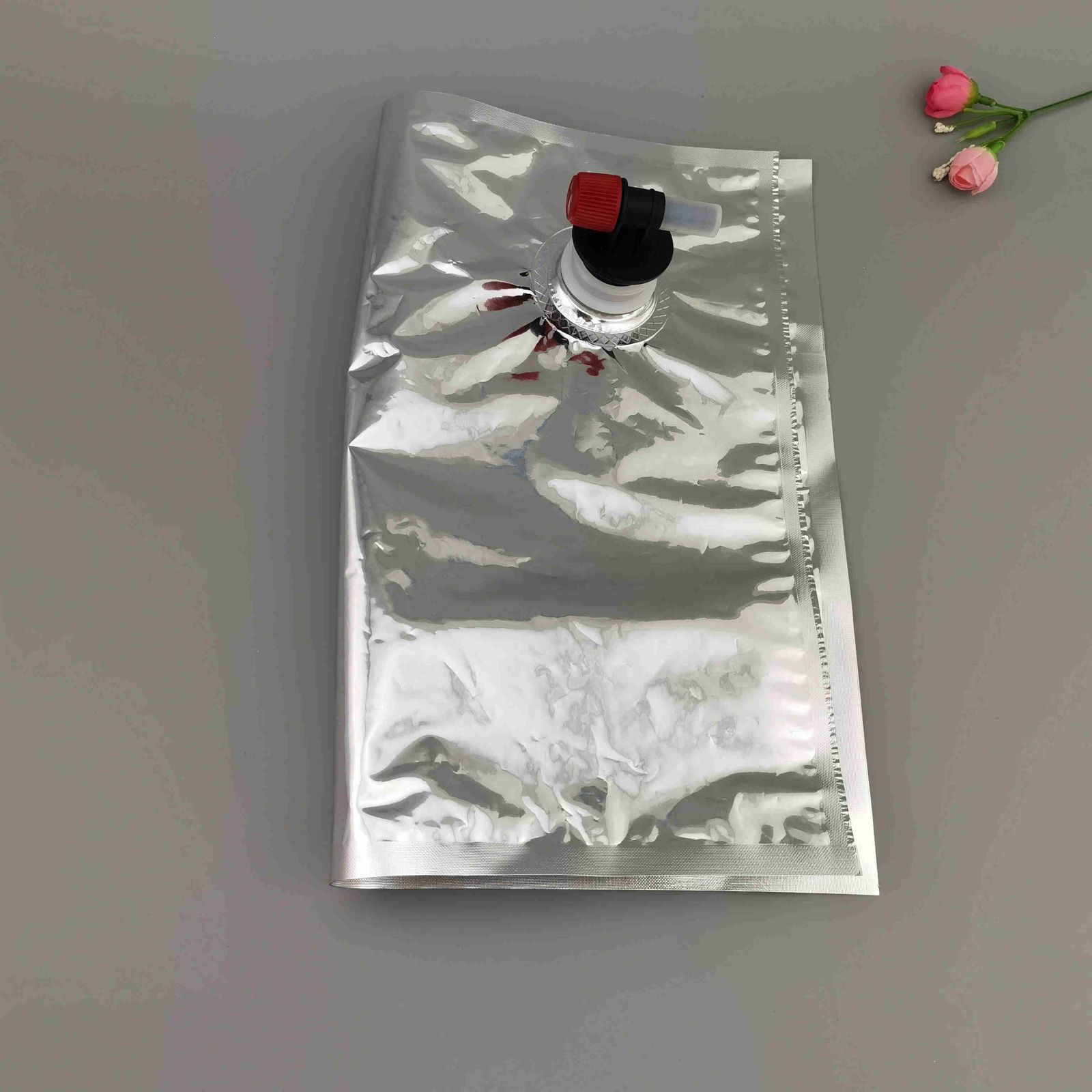 Custom Transparent Bag-in-Box 1 L, 15 kg with Aseptic Valve, Aseptic