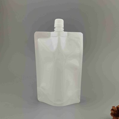 Custom Milky-White Spout Pouch 1–1000 ml for Sheet Mask