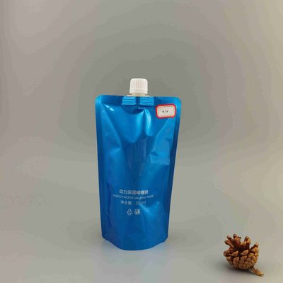Custom Stand-up Pouch 1000 ml with Spout for Perm Solution