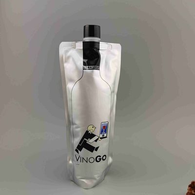 Custom Foil Beverage Pouch 1–1000 ml with Spout for Orange Juice