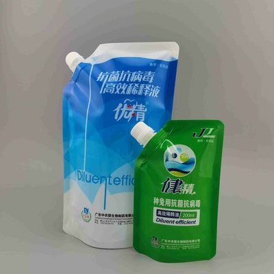 Custom Laminated Stand-up Spout Pouch 1–1000 ml for Laundry Detergent
