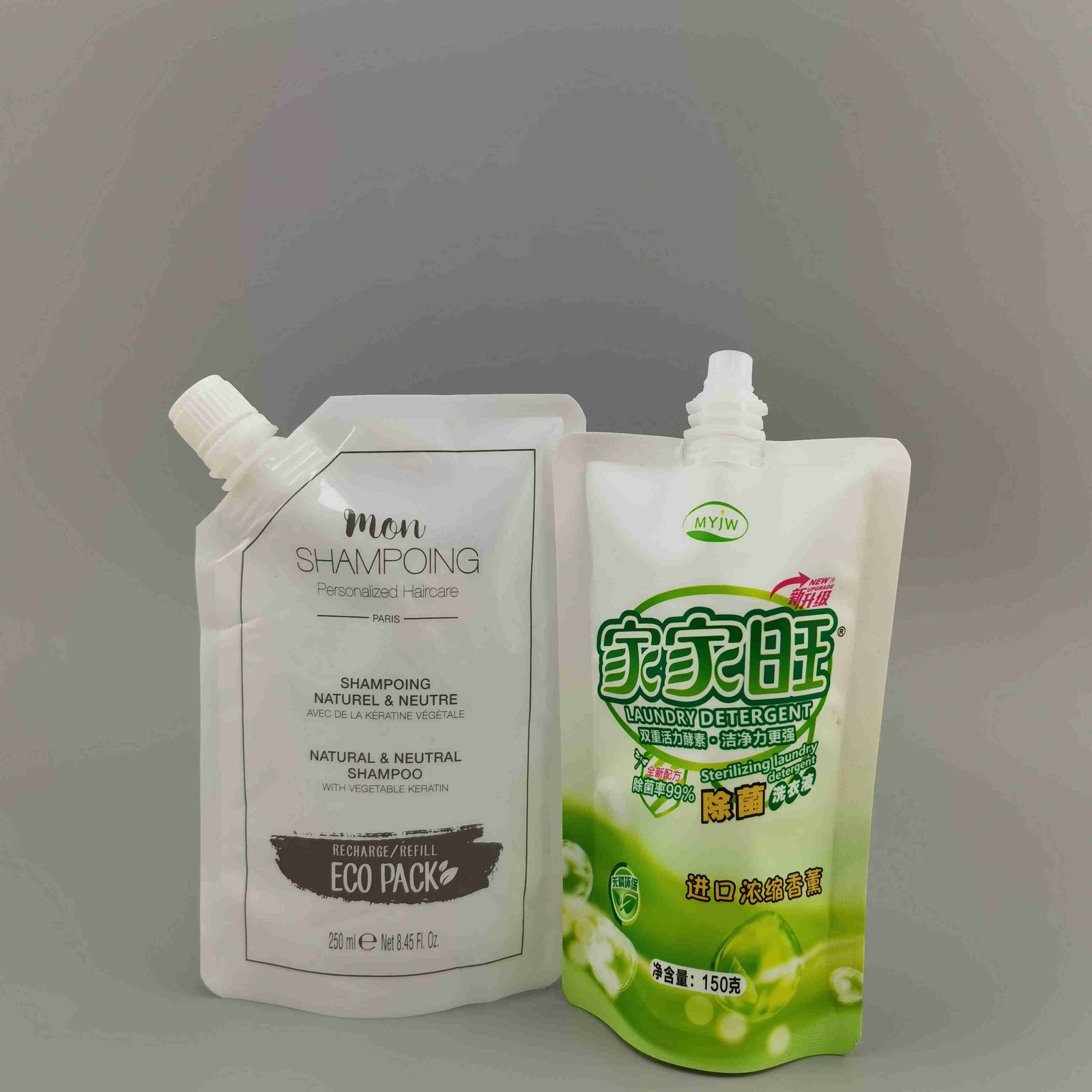 Custom Liquid Packaging Pouch 250 ml with Spout for Jelly
