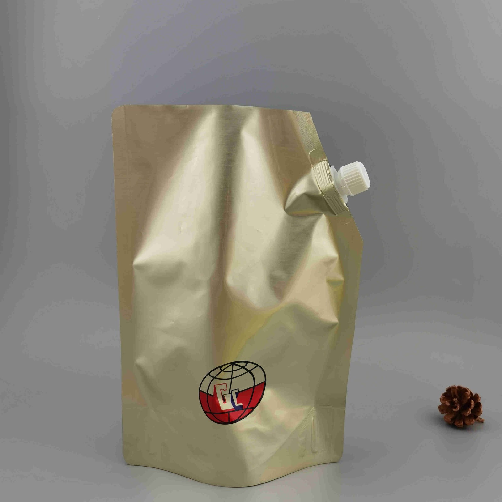 自立液体吸嘴袋一次性中药液体包装袋果汁袋铝箔吸嘴袋1L