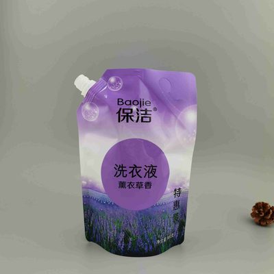洗衣液包装吸嘴自立袋饮料果汁铝箔吸嘴袋沐浴露包装面膜袋定质