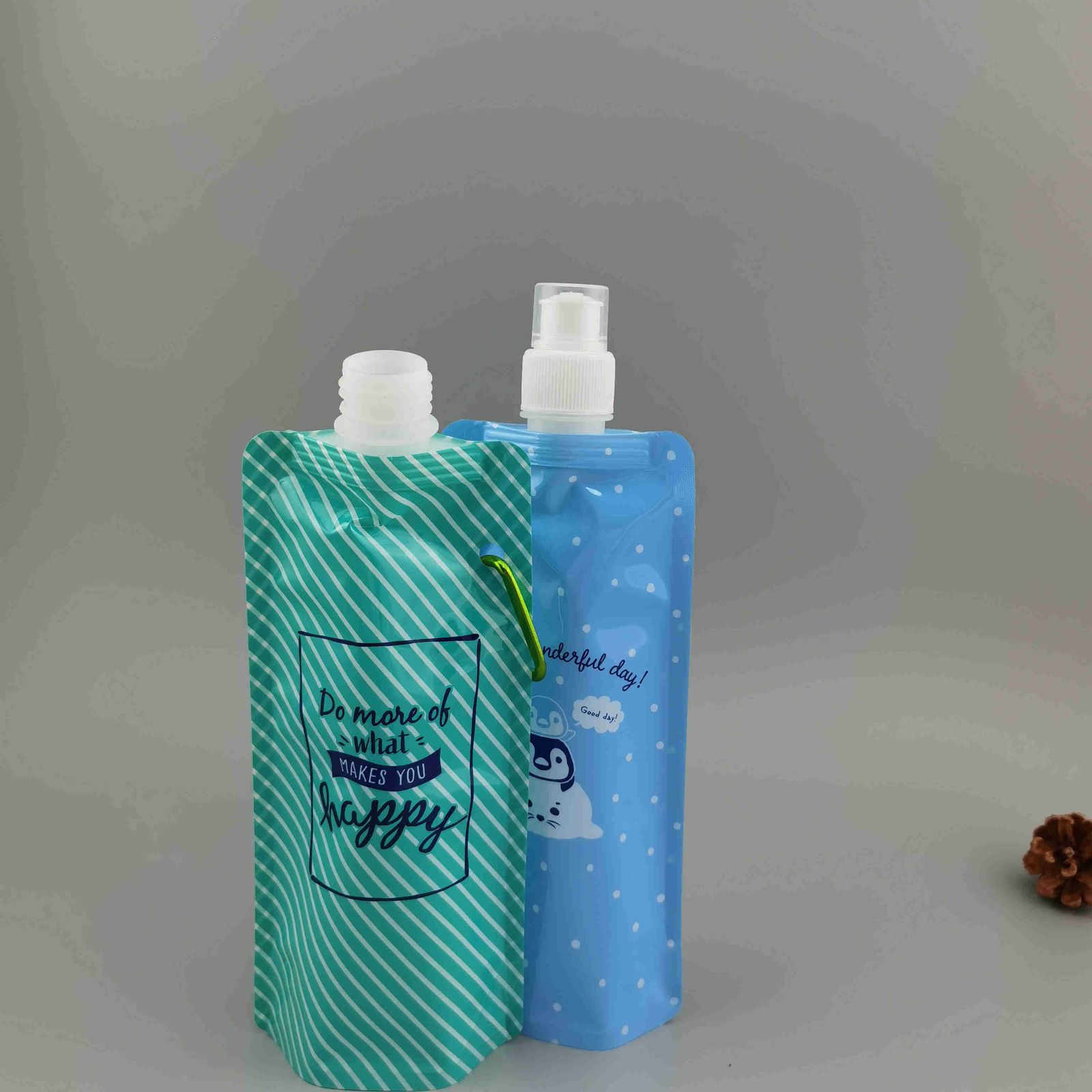 Custom Foil Stand-up Spout Pouch 300 ml for Hydrogen Water