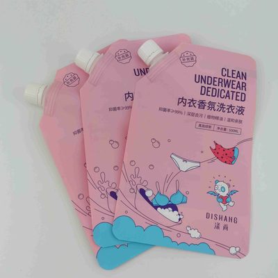 Custom Stand-up Pouch 1–1000 ml with Spout for Laundry Detergent