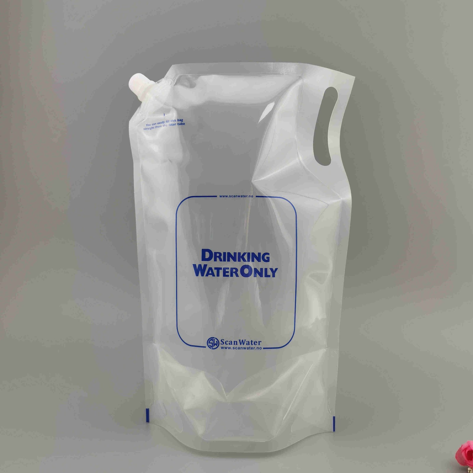 Custom Transparent Stand-up Spout Pouch 1–1000 ml for Soy Milk