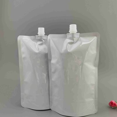 定制多种容量酒精消毒液乳白吸嘴袋手提洗手液烫发水液体包装袋