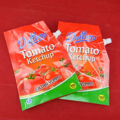 Custom Packaging Pouch 1–1000 ml with Spout for Tomato Sauce and Jelly