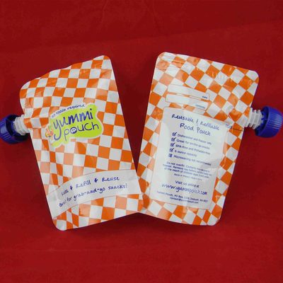 Custom Foil Spout Pouch 1–1000 ml for Soy Milk, Jelly and Juice