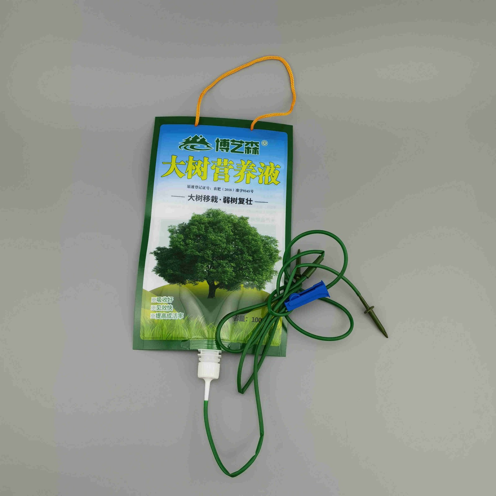 Custom Infusion Bag 1000 ml with Spout for Plant Nutrition
