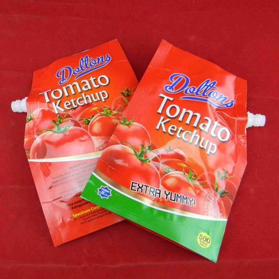 Custom Packaging Pouch 1–1000 ml with Spout for Tomato Sauce and Juice