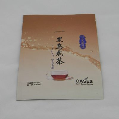 Custom Foil Pouch 125–250 g with Inner Liner for Tea