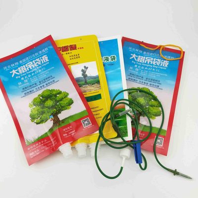 Custom Packaging Pouch 1000 ml with Spout for Nutrient Solution