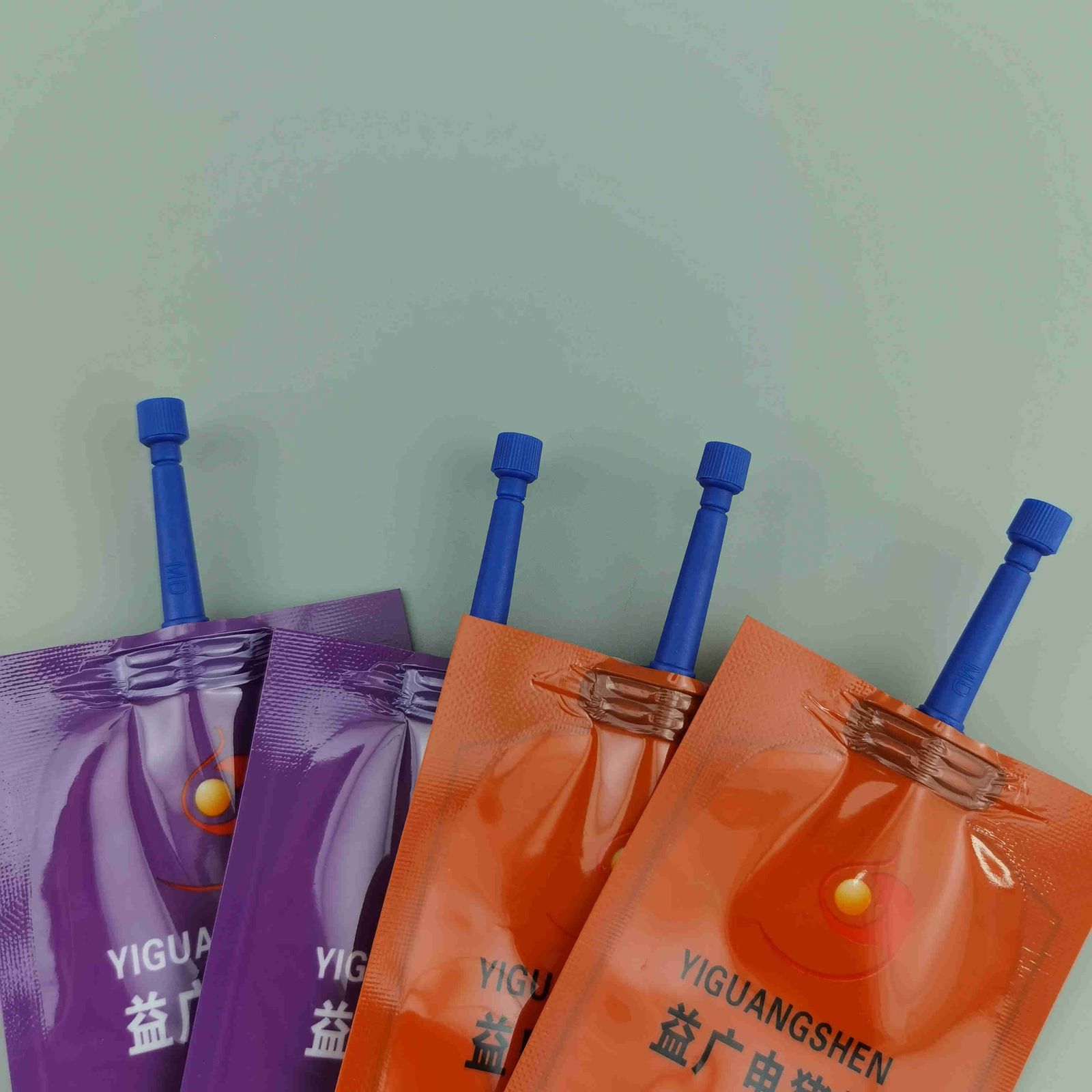 定制100克猪精液铝箔吸嘴袋连体猪精袋200g动物精液存储包装袋