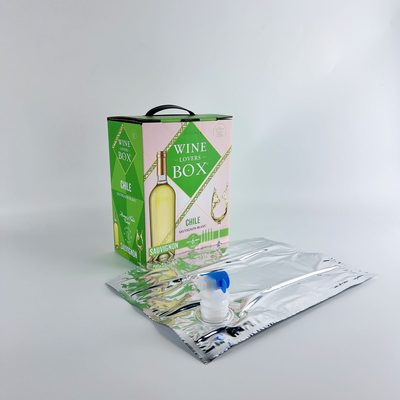 厂家销售3L液体包装袋 BIB袋纸盒镀铝蝴蝶阀盒中袋高阻隔