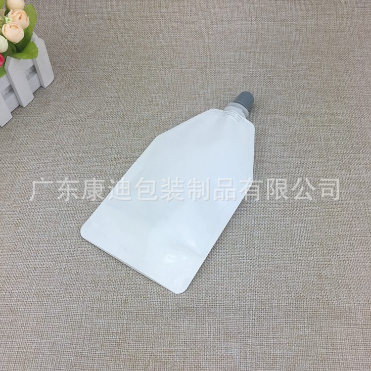 500ml子弹旋盖液体包装袋 纯白烫发膏乳液分装袋