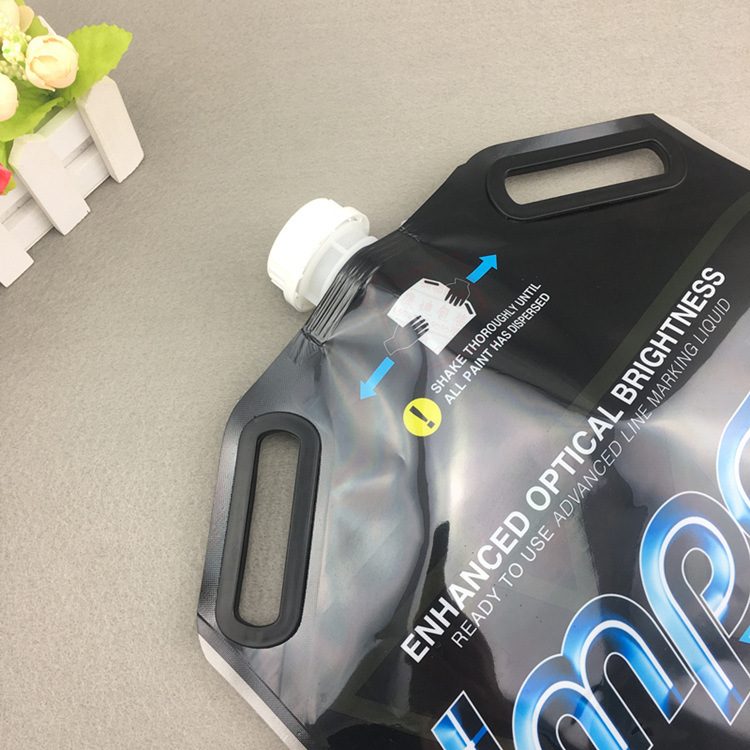 6L双手提液体包装袋 草坪划线漆水性涂料分装定制