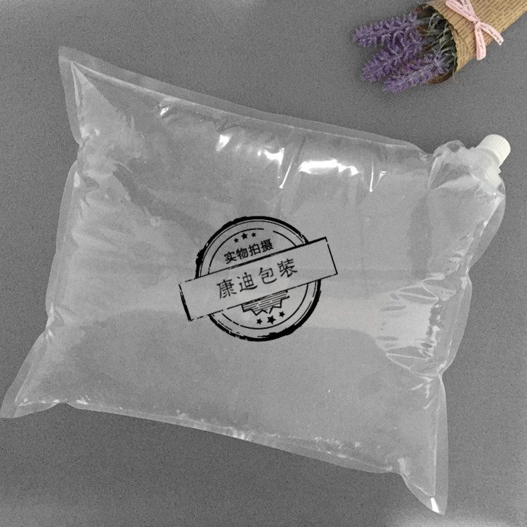 日化清洁剂液体包装带吸嘴双自立袋定制