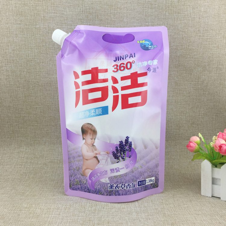2L洗衣液补充装皂液袋与500ml吸嘴袋定制