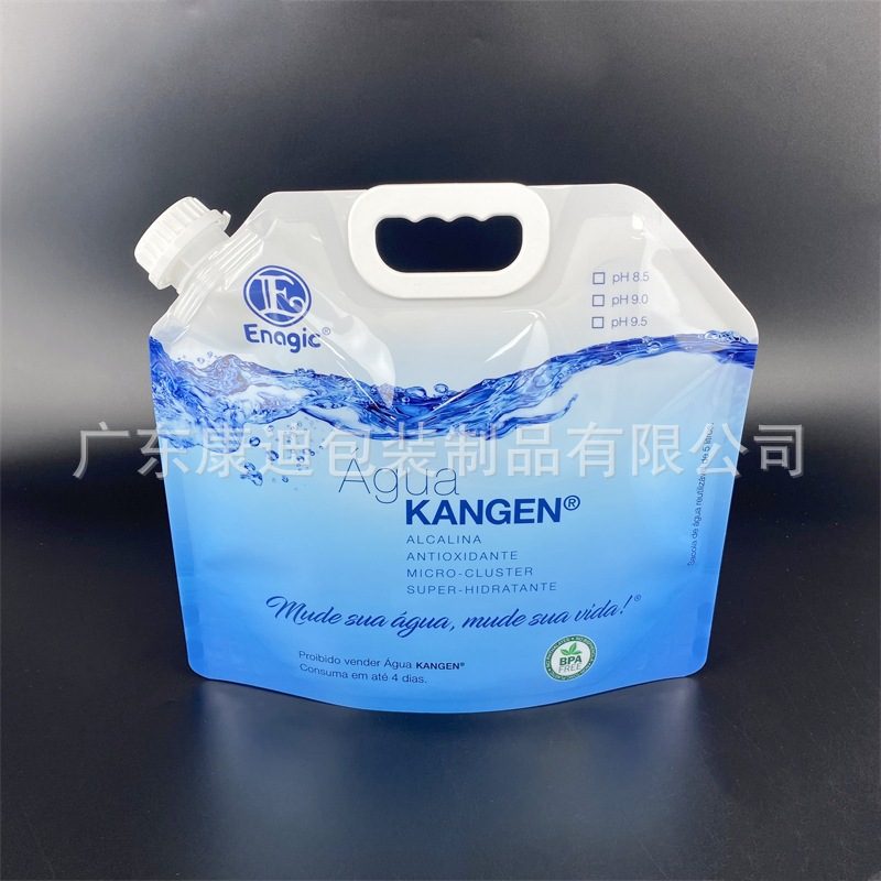 手提式液体包装袋 5公斤氢气水与10L果汁饮料定制