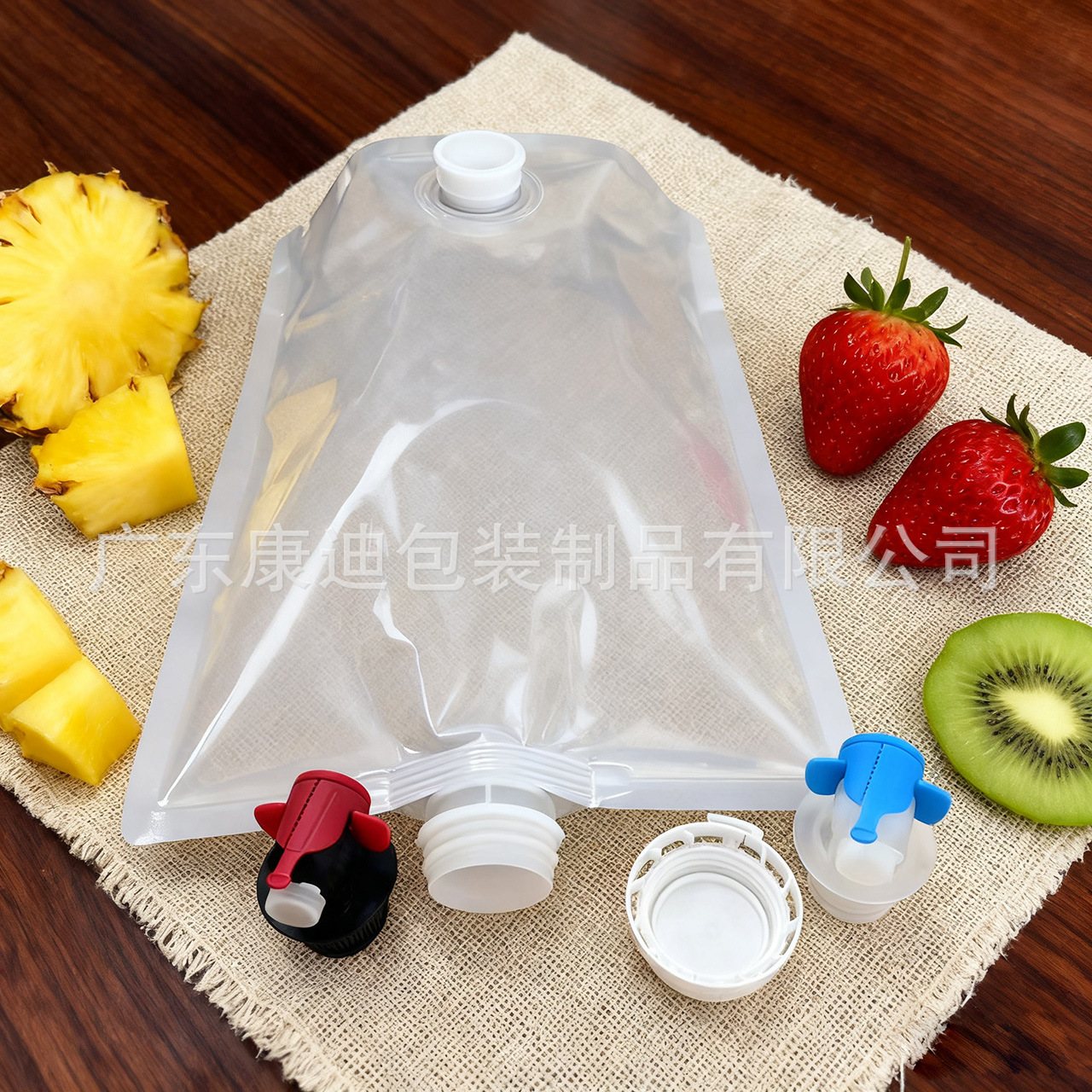 5L牛奶液体包装袋（配直吸嘴）